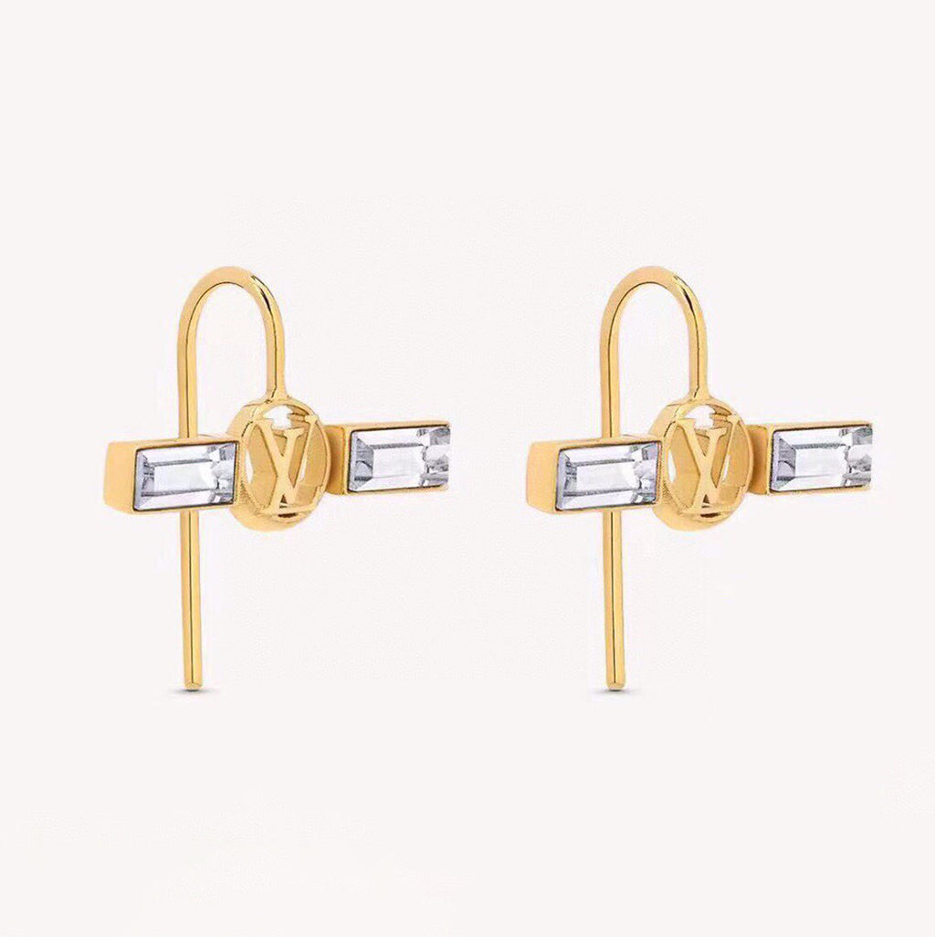 Louis Vuitton Crystals 18K Gold Earrings product image 1, provided for visual reference and product detail review