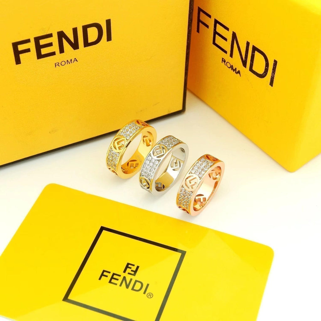 Fendi Is 18K Yellow Gold Ring product image 4, provided for visual reference and product detail review