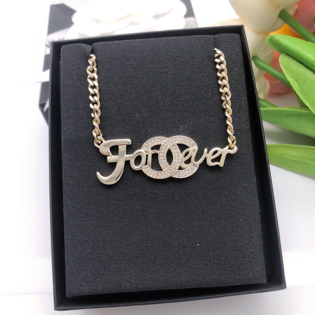 Chanel Forever 18K Gold Necklace product image 2, provided for visual reference and product detail review