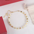 Valentino Rockstud Pearls 18K Gold Necklace product image 1, provided for visual reference and product detail review