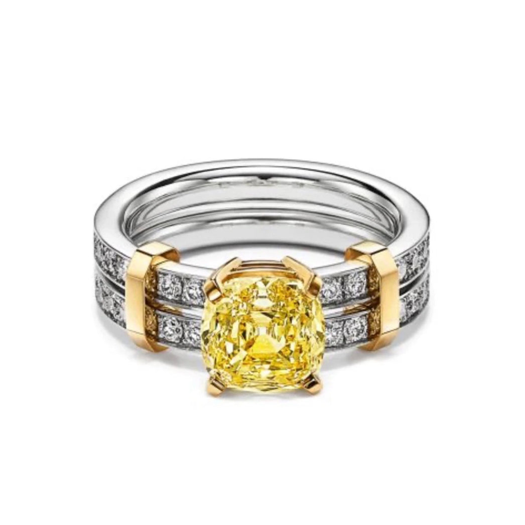 Tiffany Schlumberger Stone 18K Gold Ring product image 1, provided for visual reference and product detail review