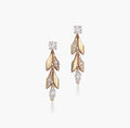 Tiffany Victoria Vine Convertible Drop 18K Gold Earrings product image 1, provided for visual reference and product detail