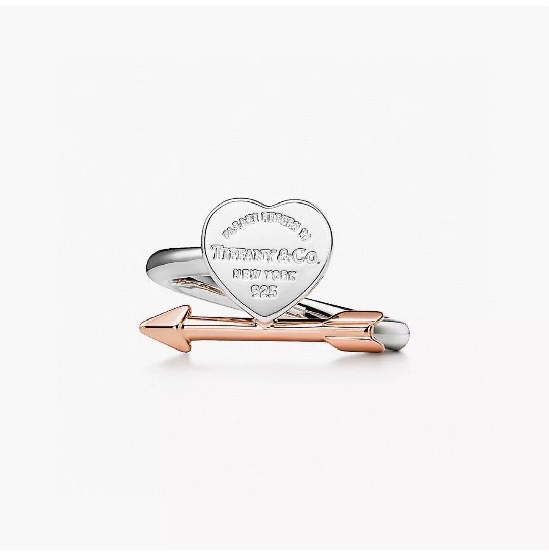 Tiffany Return to Lovestruck Heart Tag 18K Gold Ring product image 1, provided for visual reference and product detail review