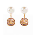 Valentino Crystal 18K Gold Earrings product image 1, provided for visual reference and product detail review