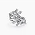 Tiffany Victoria Diamond Vine Bypass 18K Gold Ring product image 1, provided for visual reference and product detail review