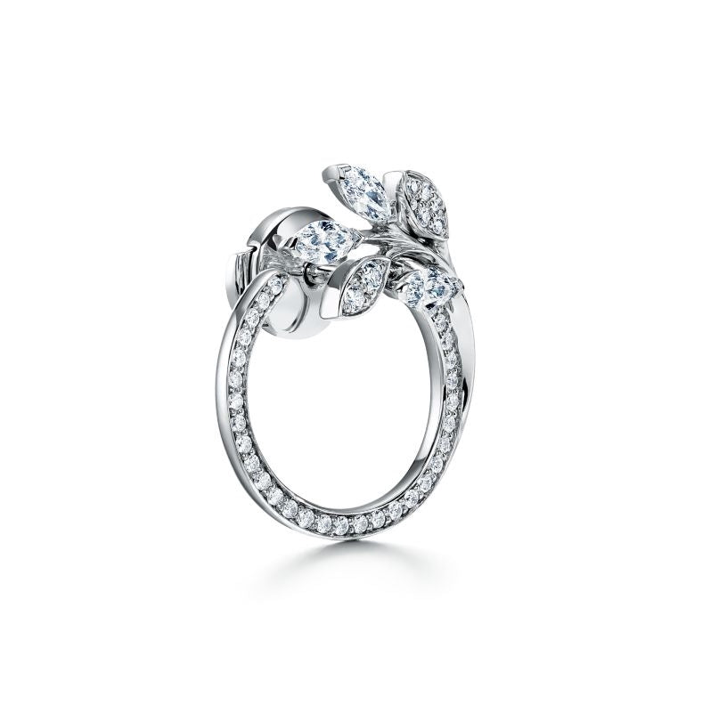Tiffany Victoria Diamonds 18K Gold Earrings product image 3, provided for visual reference and product detail review