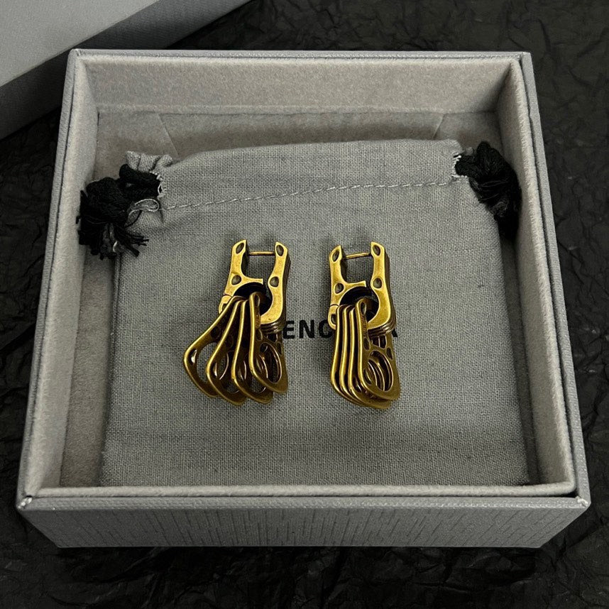 Balenciaga 18K Gold Earrings product image 6, provided for visual reference and product detail review