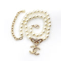 Chanel Pearls Choker 18K Gold Necklace product image 1, provided for visual reference and product detail review