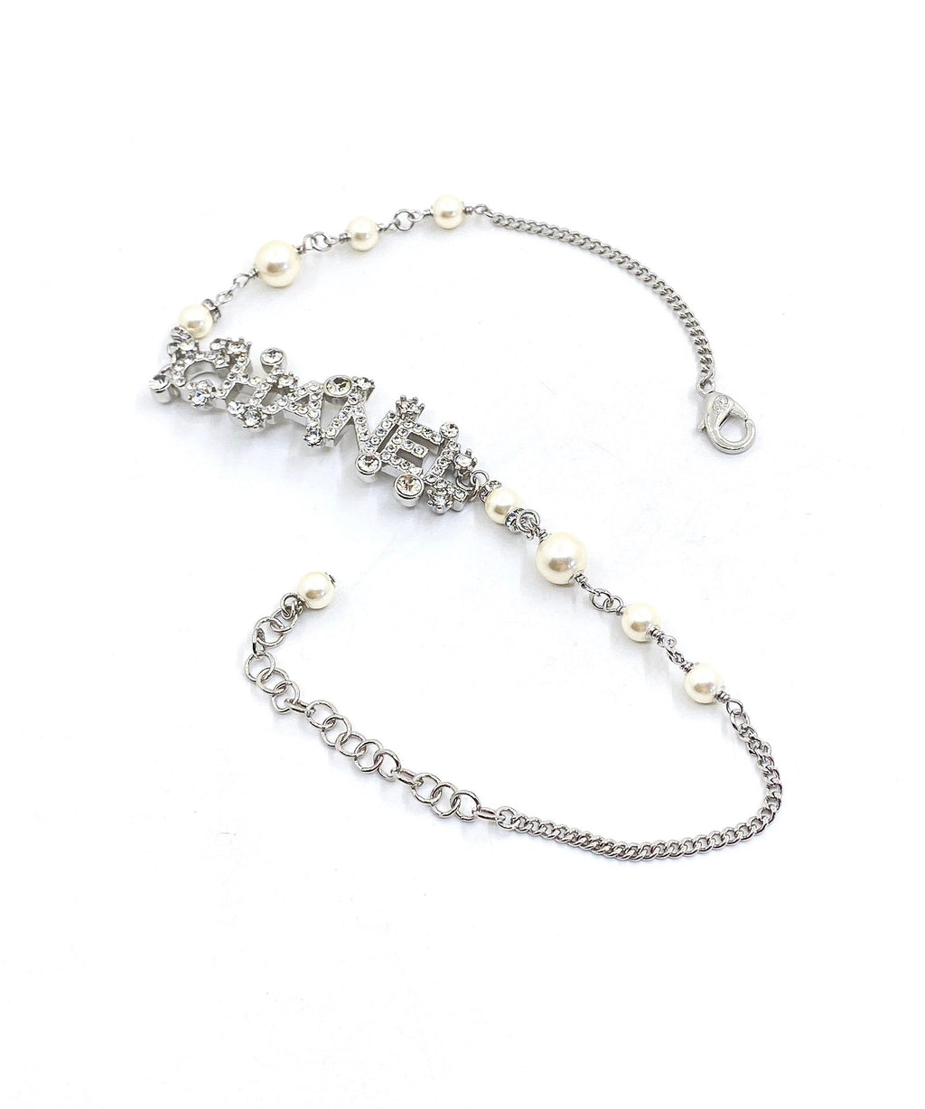 Chanel Crystals 18K Gold Necklace product image 3, provided for visual reference and product detail review