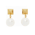 Valentino Pearl 18K Gold Earrings product image 1, provided for visual reference and product detail review