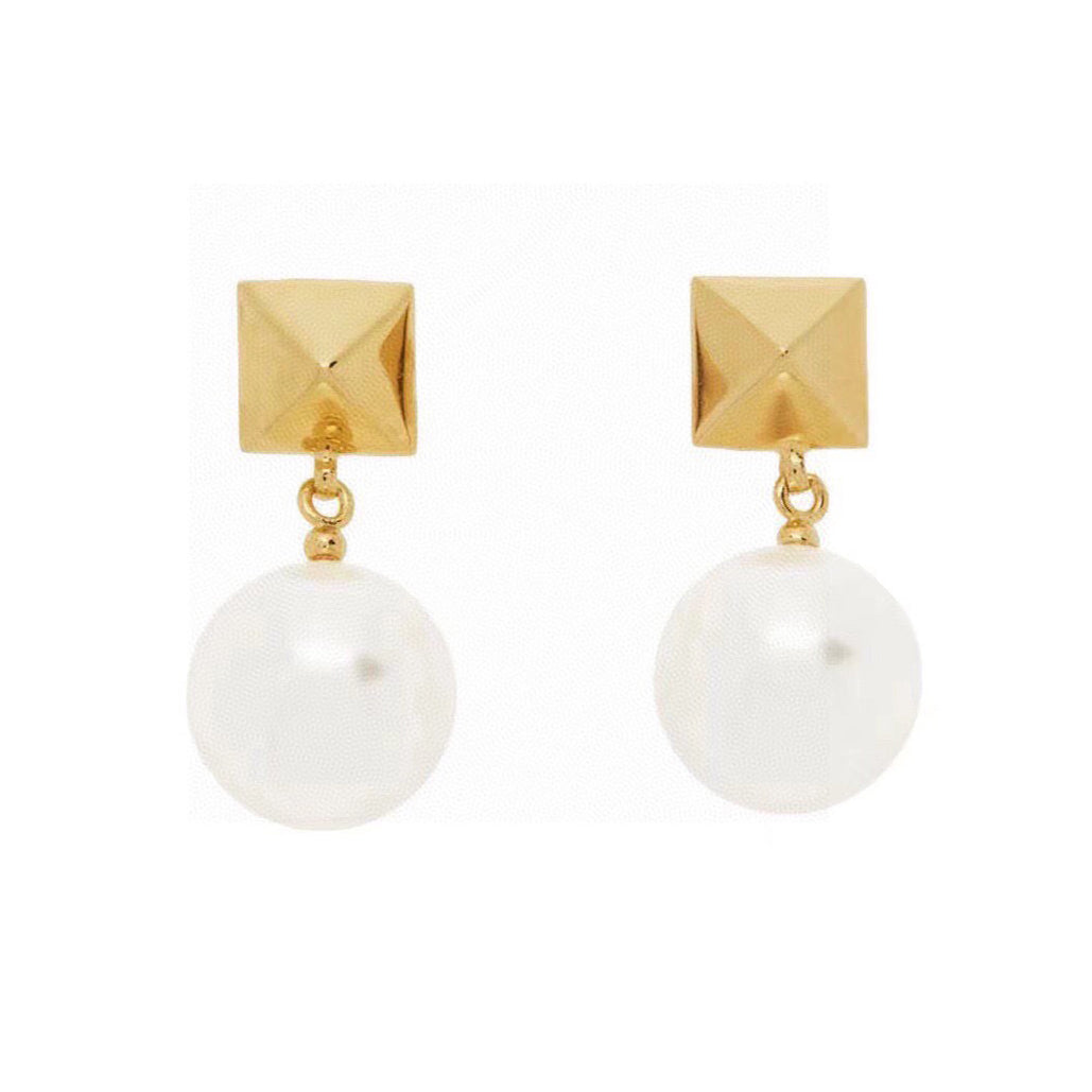 Valentino Pearl 18K Gold Earrings product image 1, provided for visual reference and product detail review