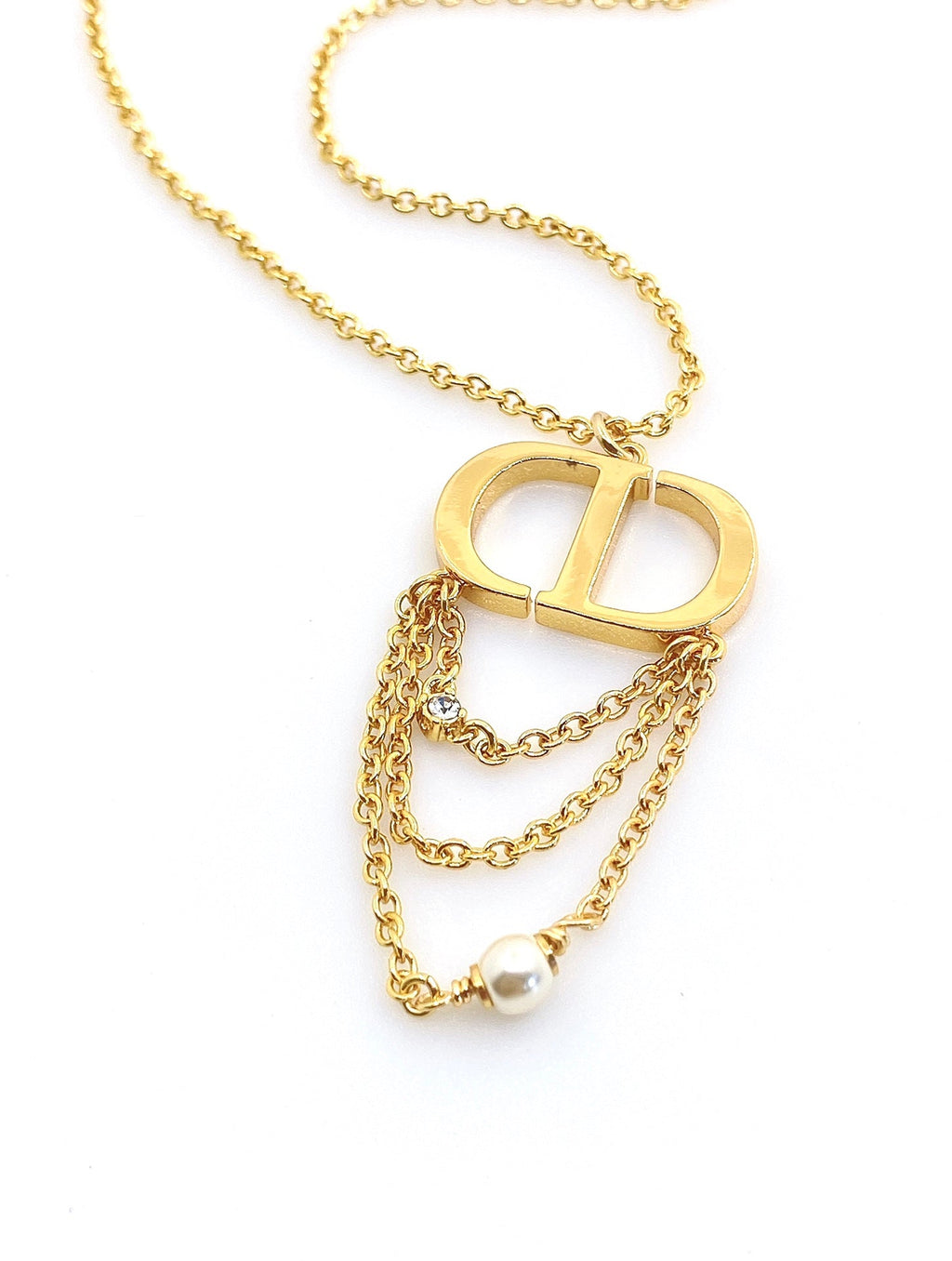 Dior Petit 18K Gold Necklace product image 7, provided for visual reference and product detail review
