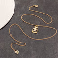 Chanel Perfume Bottle 18K Gold Necklace product image 1, provided for visual reference and product detail review