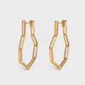 Celine Chain 18K Gold Earrings product image 1, provided for visual reference and product detail review