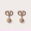 Valentino Diamonds 18K Gold Earrings product image 1, provided for visual reference and product detail review