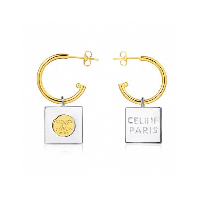 Celine Hoops 18K Gold Earrings product image 1, provided for visual reference and product detail review