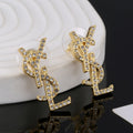 YSL Classic Crystals 18K Gold Brooch product image 1, provided for visual reference and product detail review