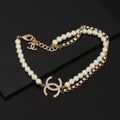 Chanel Pearls 18K Gold Necklace product image 1, provided for visual reference and product detail review