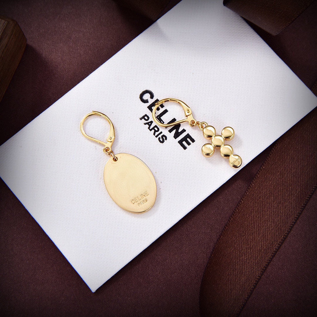 Celine Precious 18K Gold Earrings product image 3, provided for visual reference and product detail review