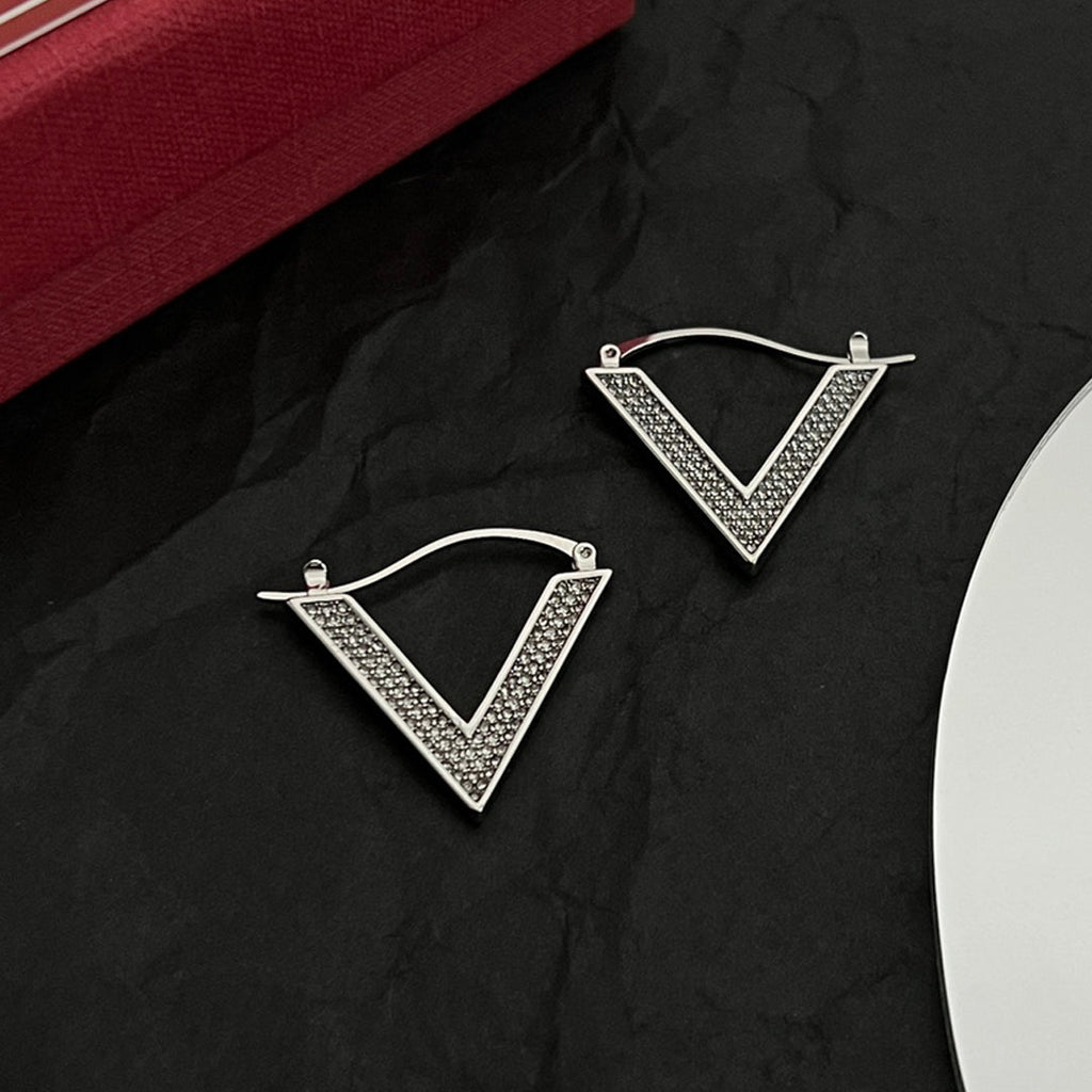 Valentino Diamonds 18K Gold Earrings product image 1, provided for visual reference and product detail review