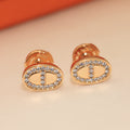 Hermes Mini Farandole Diamond 18K Gold Earrings product image 1, provided for visual reference and product detail review