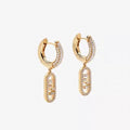 Fendi OLock 18K Gold Earrings product image 1, provided for visual reference and product detail review