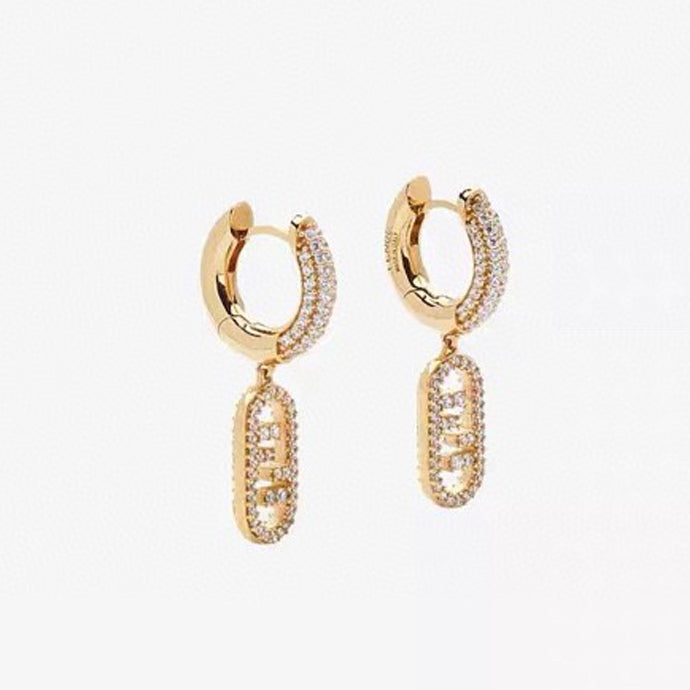 Fendi OLock 18K Gold Earrings product image 1, provided for visual reference and product detail review