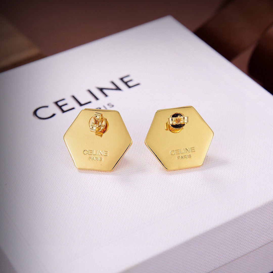 Celine Pearl 18K Gold Earrings product image 5, provided for visual reference and product detail review