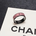 Chanel Coco Pink 18K Gold Ring product image 1, provided for visual reference and product detail review