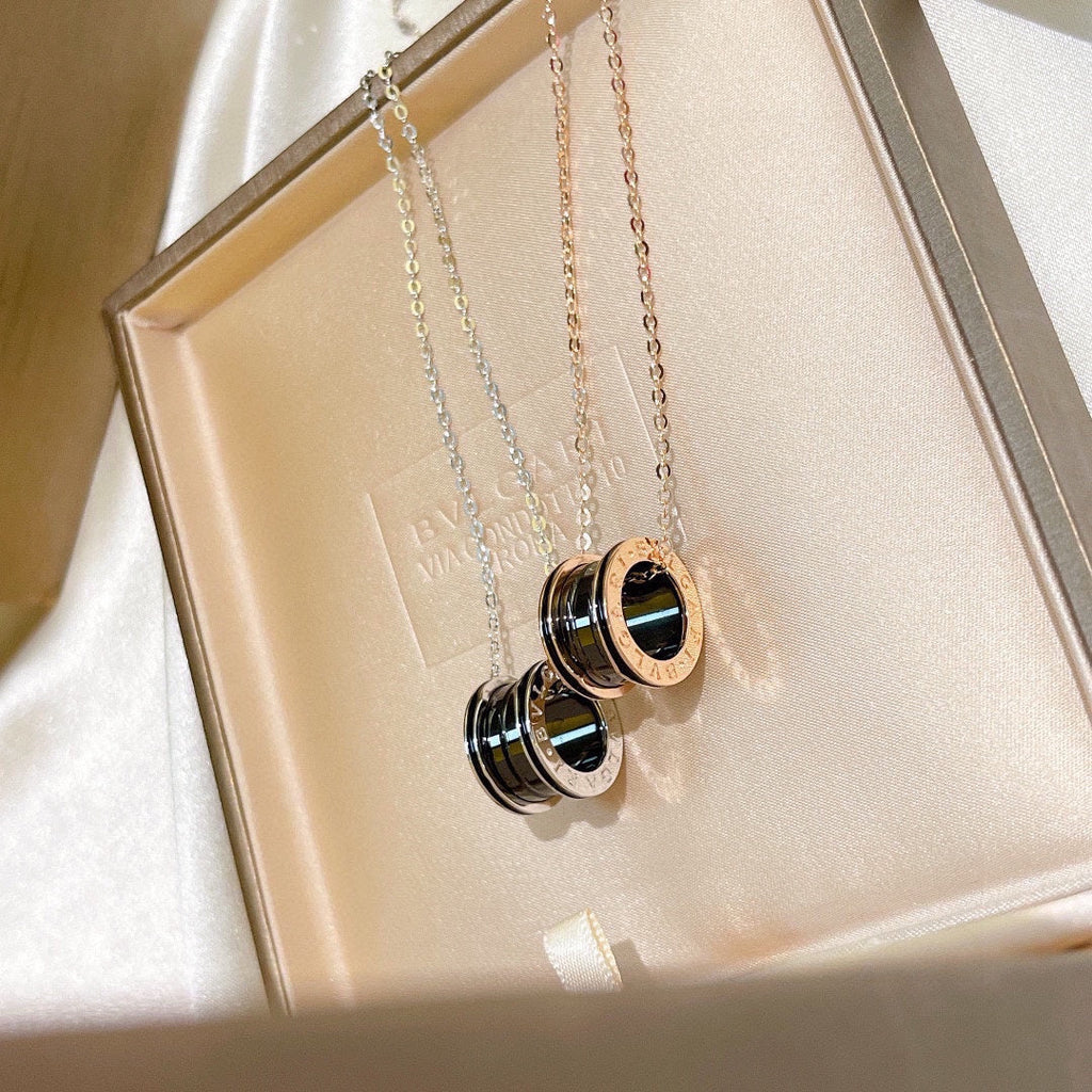 B.zero1 Black Ceramic 18K Gold Necklace product image 6, provided for visual reference and product detail review