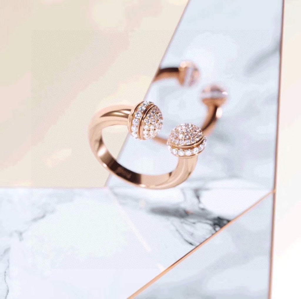 Open 18K Rose Gold Ring product image 6, provided for visual reference and product detail review