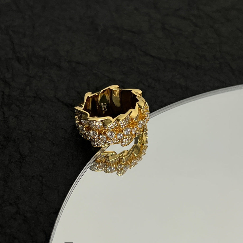 Dior Couture Diamond 18K Gold Ring product image 10, provided for visual reference and product detail review