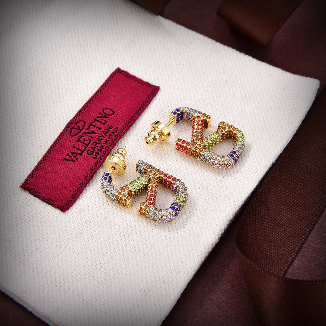 Valentino Valentino Signature 18K Gold Earrings product image 8, provided for visual reference and product detail review