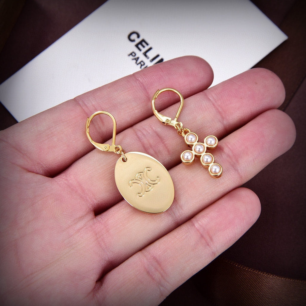 Celine Precious 18K Gold Earrings product image 2, provided for visual reference and product detail review