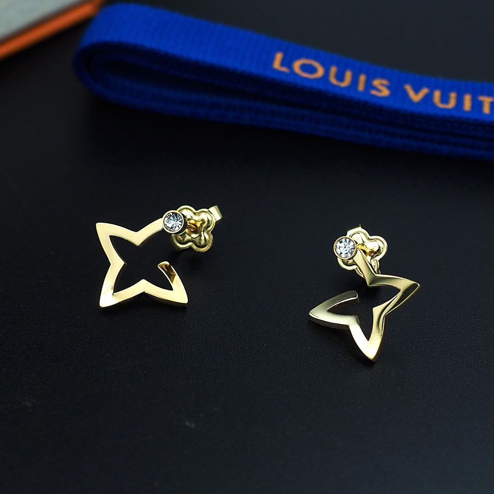 Louis Vuitton Blossom Mini Hoops 18K Gold Earrings product image 8, provided for visual reference and product detail review
