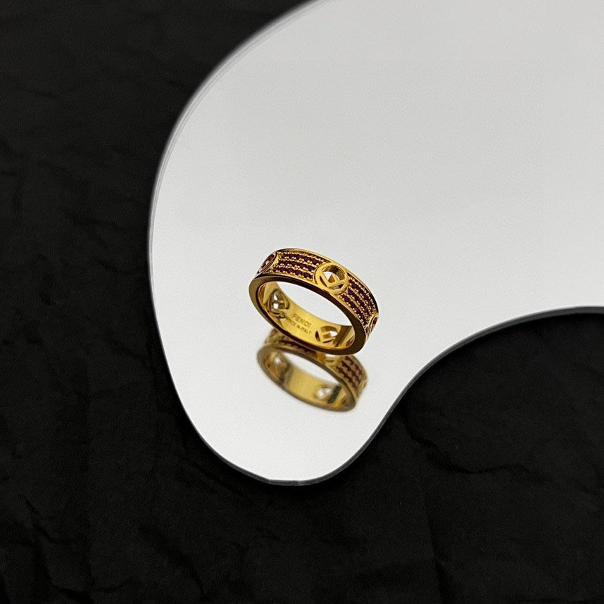 Fendi Is 18K Gold Ring product image 3, provided for visual reference and product detail review