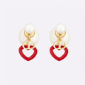 Dior Heart Valentine 18K Gold Earrings product image 1, provided for visual reference and product detail review