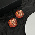 Chanel Vintage Red Crystal 18K Gold Earrings product image 1, provided for visual reference and product detail review