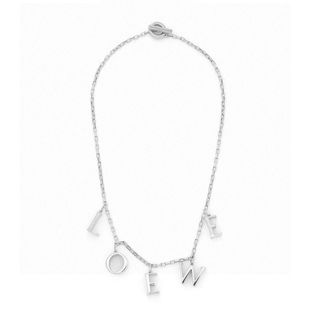 LOEWE Anagram Letter 18K Gold Necklace product image 1, provided for visual reference and product detail review