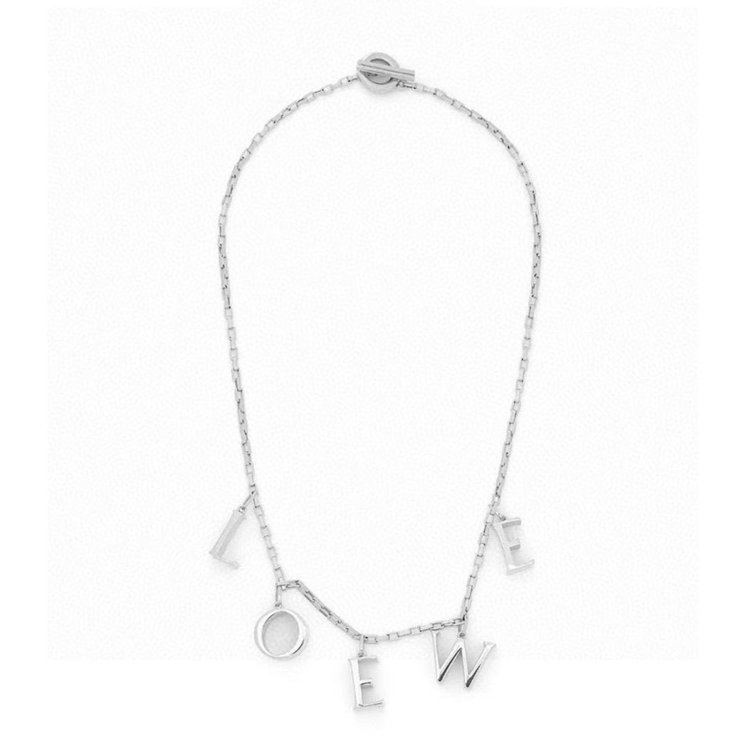 LOEWE Anagram Letter 18K Gold Necklace product image 1, provided for visual reference and product detail review