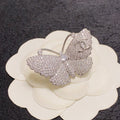 Chanel Butterfly Diamonds 18K Gold Brooch product image 1, provided for visual reference and product detail review