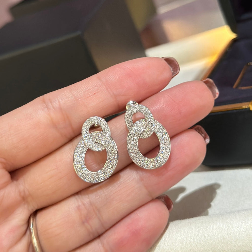 Olympia Diamonds 18K Gold Earrings product image 4, provided for visual reference and product detail review