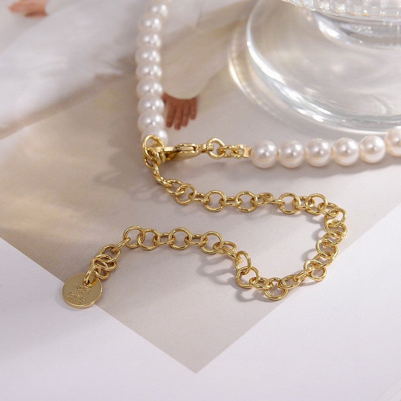 Celine Pearls 18K Gold Necklace product image 3, provided for visual reference and product detail review