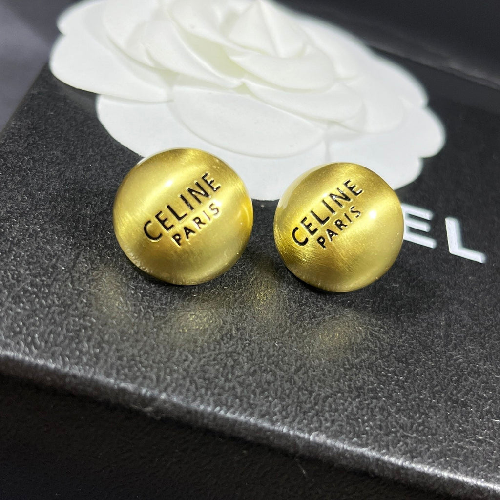 Celine Cicle 18K Gold Earrings product image 1, provided for visual reference and product detail review