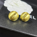 Celine Cicle 18K Gold Earrings product image 1, provided for visual reference and product detail review