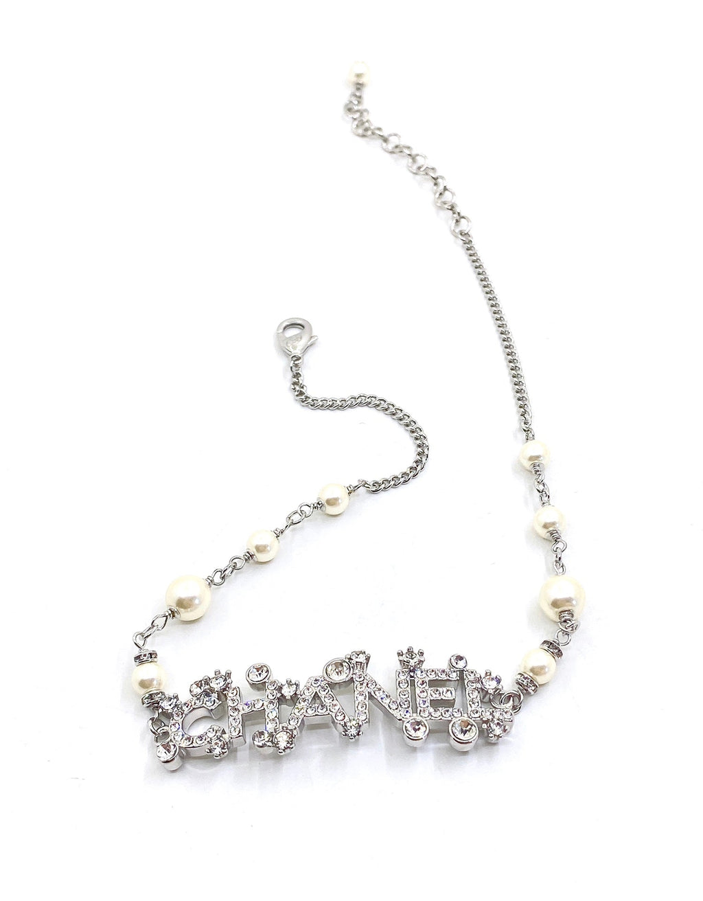 Chanel Crystals 18K Gold Necklace product image 4, provided for visual reference and product detail review