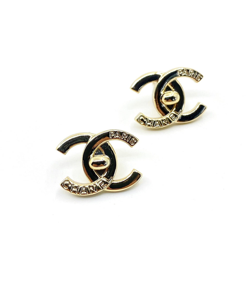 Chanel Gold 18K Gold Earrings product image 4, provided for visual reference and product detail review