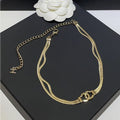 Chanel Gold Choker Chain 18K Gold Necklace product image 1, provided for visual reference and product detail review