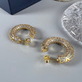 Louis Vuitton Circle Diamonds 18K Gold Earrings product image 1, provided for visual reference and product detail review