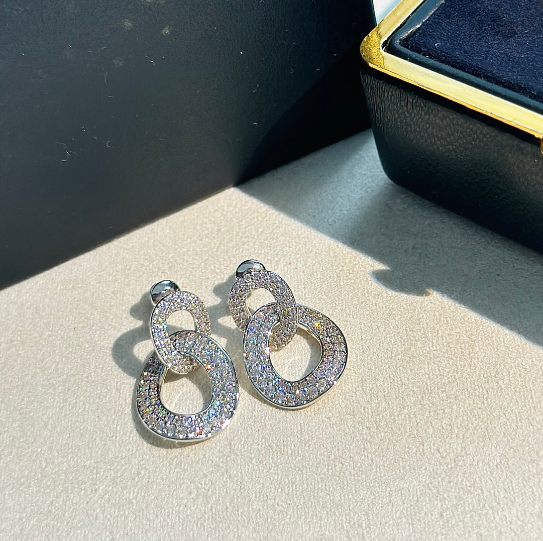 Olympia Diamonds 18K Gold Earrings product image 7, provided for visual reference and product detail review